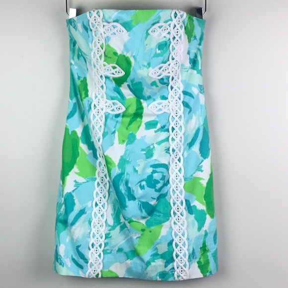 Lilly Pulitzer Dresses & Skirts - Strapless Lily Dress size 6